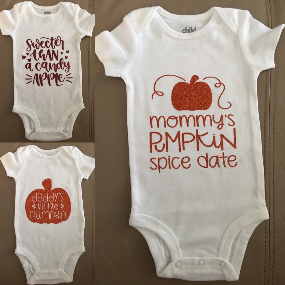 Fall baby onesies 3/6 month